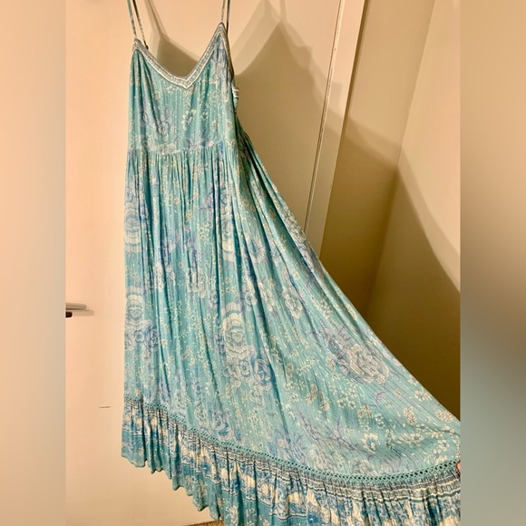 🦋Spell x Revolve turquoise Mystic strappy🦋 - Picture 4 of 7